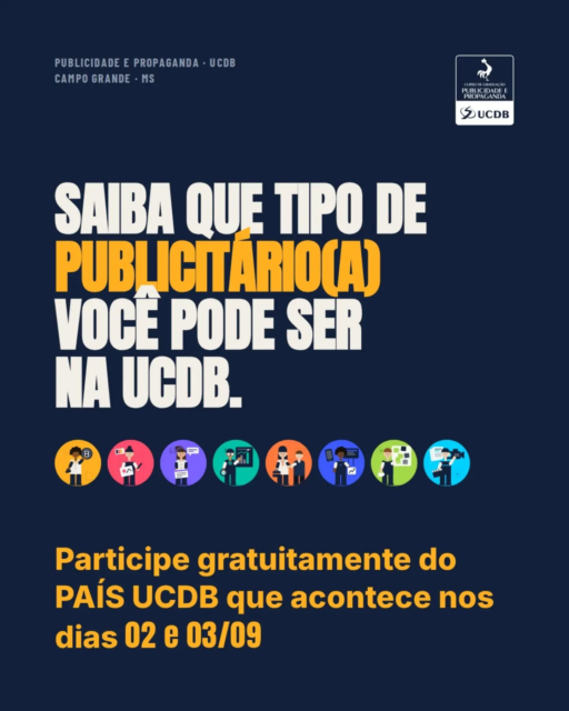 Inscreva-se em vemser.ucdb.br/paisucdb/